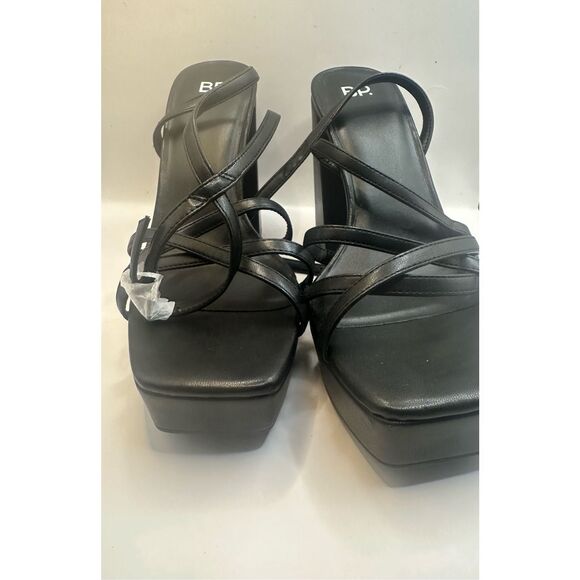 BP Women's Black Tavey Ankle Strap Sandals Size 11 - Picture 6 of 6